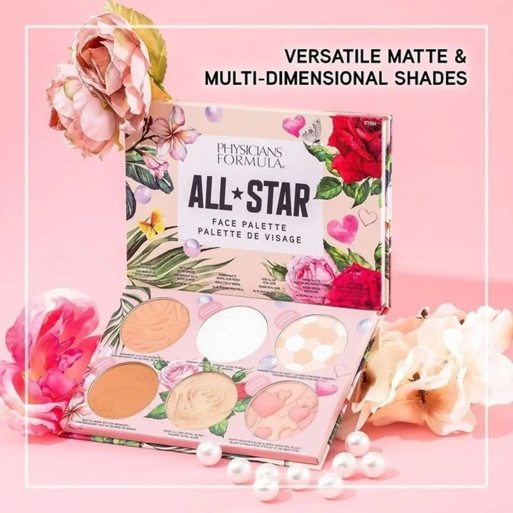 Physicians Formula All-Star Face Palette Bronzer, Blush, Powder Makeup NEW